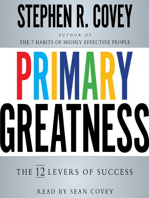 Title details for Primary Greatness by Stephen R. Covey - Available